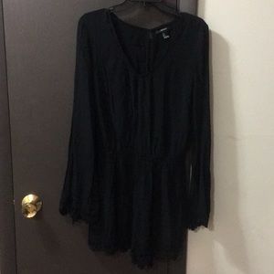Forever 21 Boho Black Romper